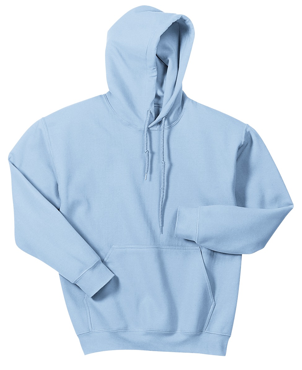 gildan light blue hoodie