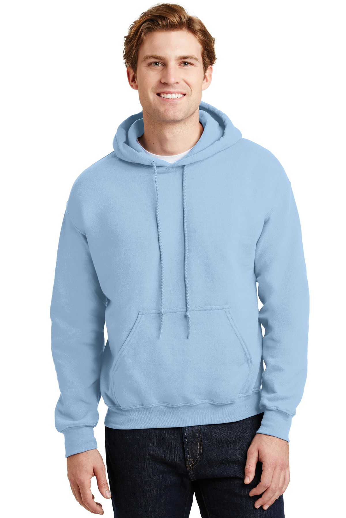 gildan light blue hoodie